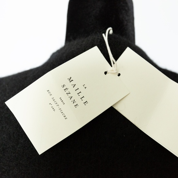 SEZANE Uriel Long Sleeve Dress in Black Multicoloured - Size Small - Picture 11 of 13